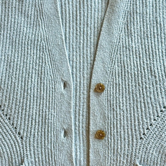Baby Blue Nine West Oversized Cardigan - Picture 6 of 7